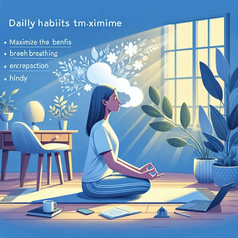 호흡 명상의 효과를 극대화하는 생활 습관
