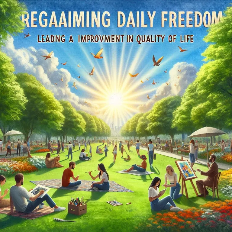 일상의 자유를 되찾아주는 삶의 질 향상 효과