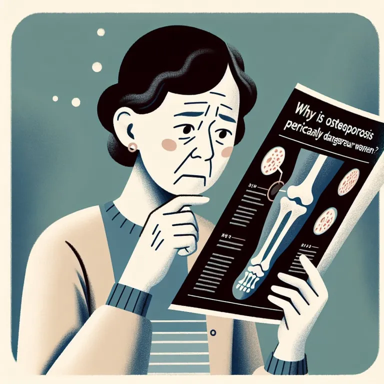 왜 중년 여성에게 골다공증이 특히 위험할까요?