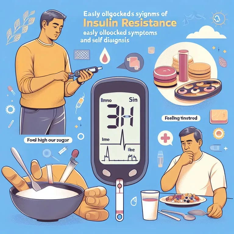 놓치기 쉬운 인슐린 저항성의 주요 증상과 자가 진단