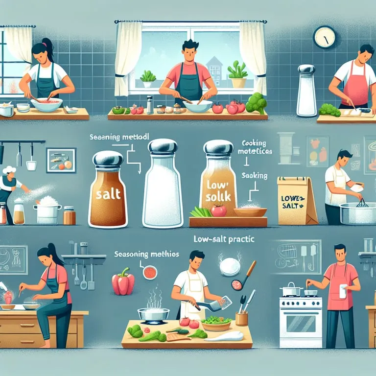 조리 방식과 양념 습관을 바꾸는 저염 실천 전략