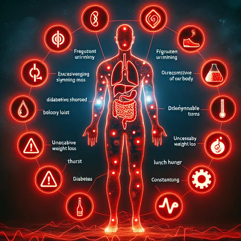 우리 몸이 보내는 8가지 붉은 신호등, 당뇨 초기 증상