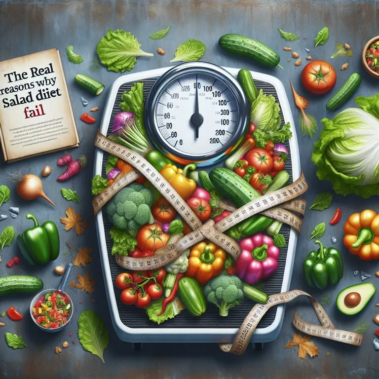 샐러드 다이어트 실패 이유 (살 안 빠지는 진짜 원인)