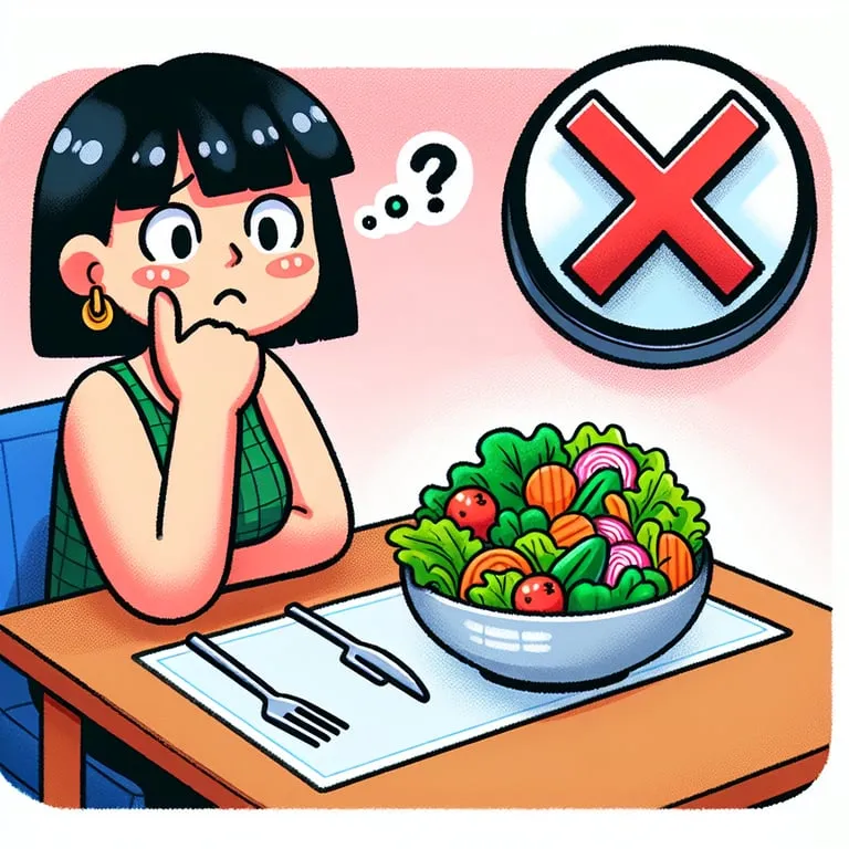 소스 없는 생채소가 다이어트를 망치는 이유