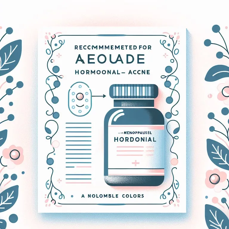 갱년기 호르몬성 여드름 먹는 약 추천 가이드