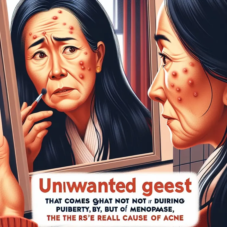 사춘기도 아닌데 찾아온 불청객, 갱년기 여드름의 진짜 원인