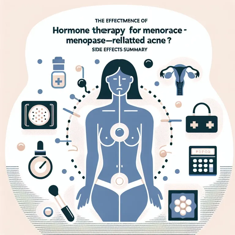 갱년기 호르몬 치료 여드름 효과 있을까? (부작용 총정리)