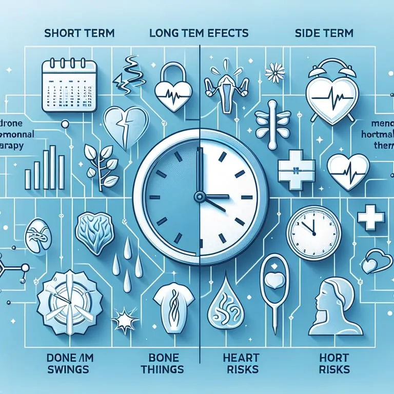 갱년기 호르몬 치료 부작용 총정리 (단기 및 장기)
