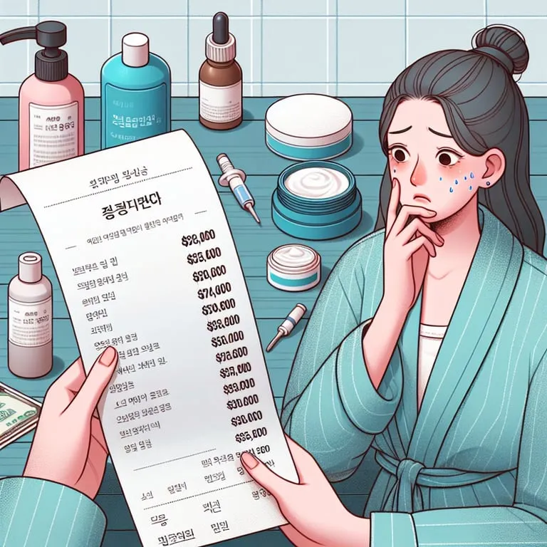 여드름 흉터 치료 비용, 도대체 왜 이렇게 비쌀까?