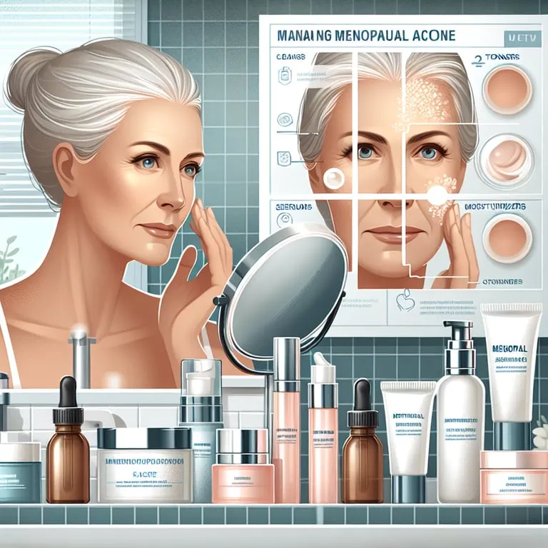 집에서 실천하는 갱년기 여드름 홈케어 관리법