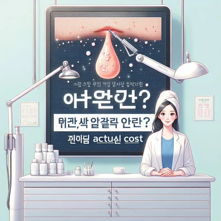 피부과 여드름 압출 가격 얼마일까? (실제 비용 공개)