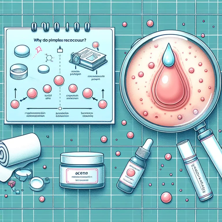 왜 항상 같은 자리에 여드름이 재발할까?