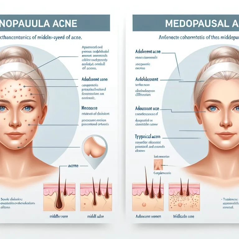 사춘기 트러블과는 확연히 다른 갱년기 여드름의 특징