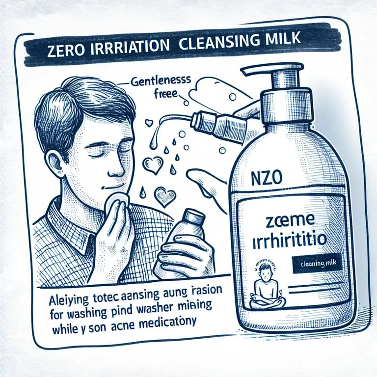 여드름 약 복용 중이라면? 자극 제로 클렌징 밀크 세안법