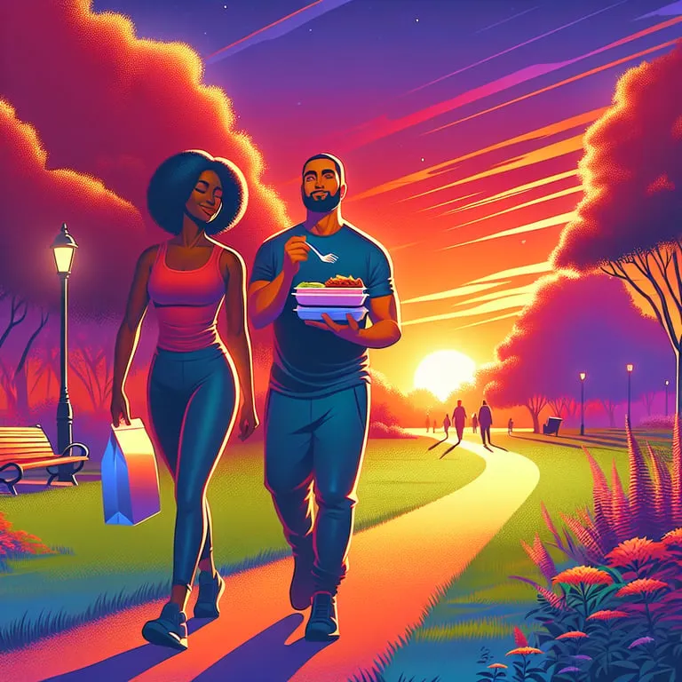 식후 10분 걷기의 기적