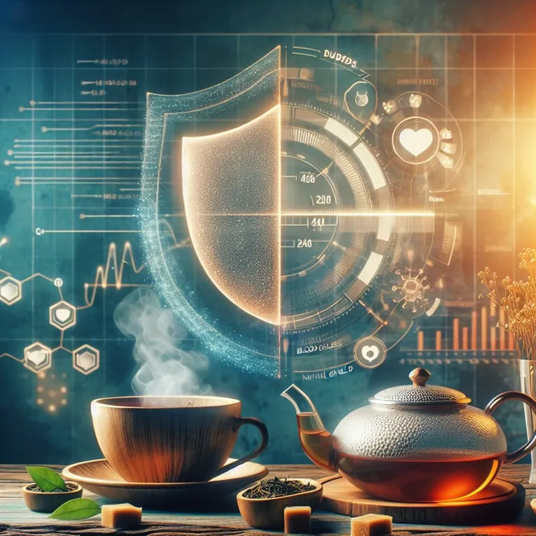 혈당 관리를 돕는 '천연 방패' 차(Tea) 마시기